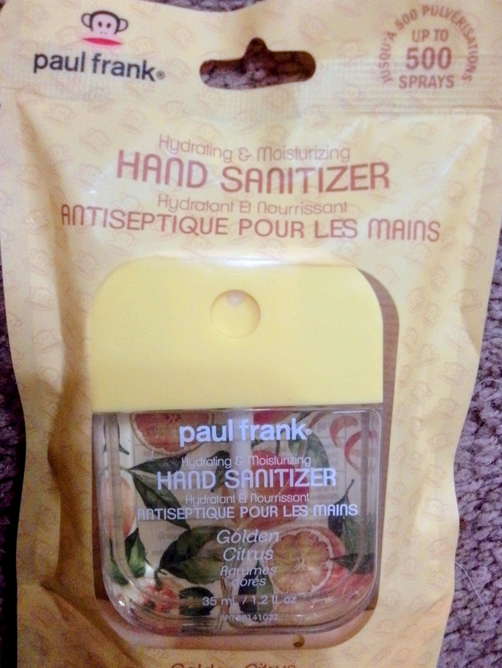 Hand sanitizer Paul frank